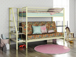 Двухъярусная кровать Мадлен 3 с диваном в Армавире
