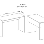 Письменный стол Мори МСП 1200.1 в Армавире