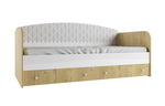 Односпальная кровать с ящиками Сканди ДКД 2000.1 в Армавире