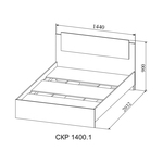Кровать Софи СКР 1400.1 ДСВ в Армавире